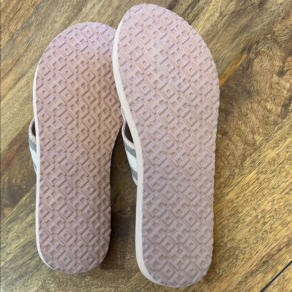 NWOT Tory Burch Gemini Link Women’s Flip Flops in Coastal Pink - Picture 4 of 7